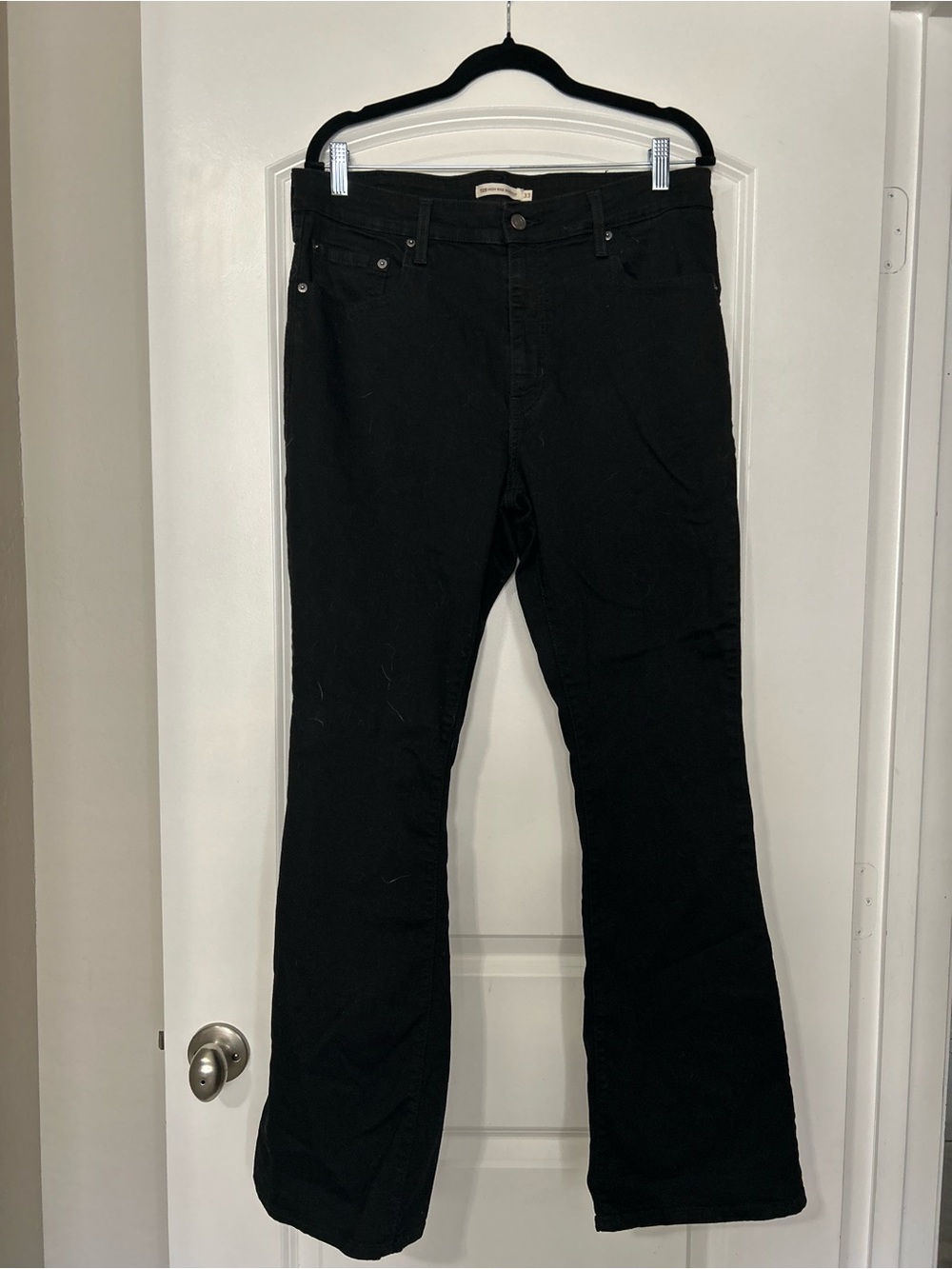 Levi's Black Flare Jeans - Sleek Wide Leg